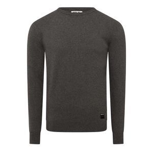 Replay Mens Cotton Blend Crew Neck Sweater / Gray